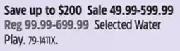 Canadian Tire Selected Water Play offer