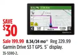 Canadian Tire Garmin Drive 53 T GPS offer