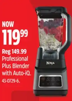 Canadian Tire Professional Plus Blender with Auto-iQ offer