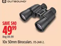 Canadian Tire Outbound 10x 50mm Binoculars offer