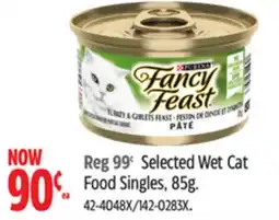 Canadian Tire Selected Wet Cat Food Singles, 85g offer