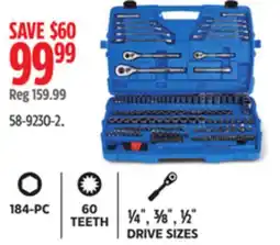 Canadian Tire Mastercraft 184-pc Socket Set offer