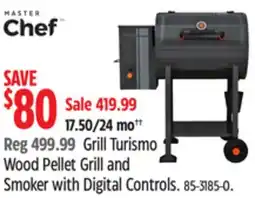 Canadian Tire Grill Turismo Wood Pellet Grill and Smoker with Digital Controls offer