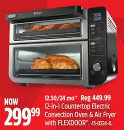 Canadian Tire Ninja Double Door 12-in-1 Countertop Electric Convection Oven & Air Fryer with FLEXDOOR offer