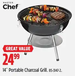Canadian Tire 14˝ Portable Charcoal Grill offer