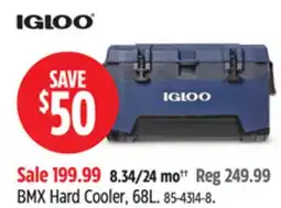 Canadian Tire Igloo BMX Hard Cooler, 68L offer