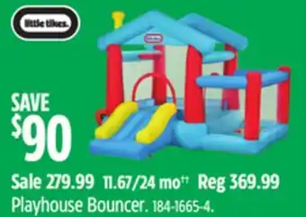Canadian Tire Little Tikes Playhouse Bouncer offer
