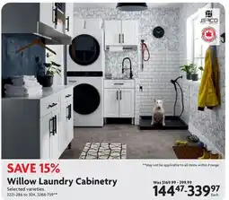 Home Hardware Willow Laundry Cabinetry offer