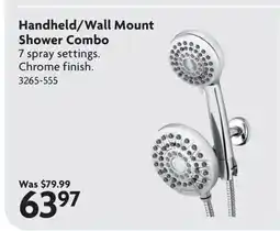 Home Hardware Handheld/Wall Mount Shower Combo offer