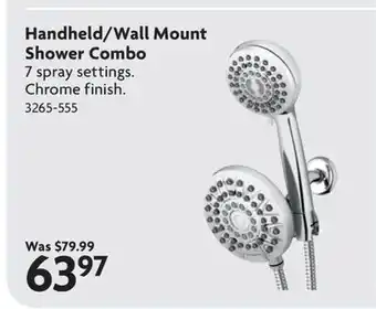Home Hardware Handheld/Wall Mount Shower Combo offer