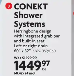 Home Hardware Shower Systems offer