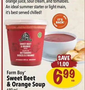 Farm Boy Farm Boy Sweet Beet & Orange Soup offer