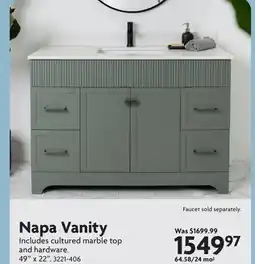 Home Hardware Napa Vanity offer