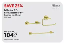 Home Hardware Fullerton 3 Pc. Bath Accessory Set offer