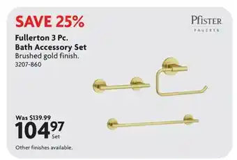 Home Hardware Fullerton 3 Pc. Bath Accessory Set offer