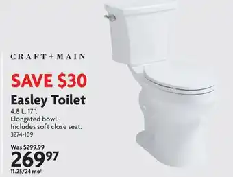 Home Hardware Easley Toilet offer