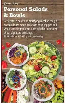 Farm Boy Farm Boy Personal Salads & Bowls offer