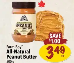 Farm Boy Farm Boy All-Natural Peanut Butter offer