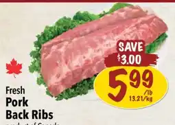 Farm Boy Fresh Pork Back Ribs offer