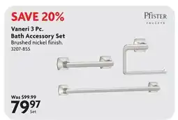 Home Hardware Vaneri 3 Pc. Bath Accessory Set offer