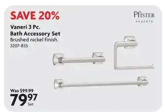 Home Hardware Vaneri 3 Pc. Bath Accessory Set offer