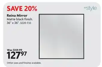 Home Hardware Reina Mirror offer