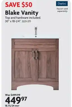 Home Hardware Blake Vanity offer