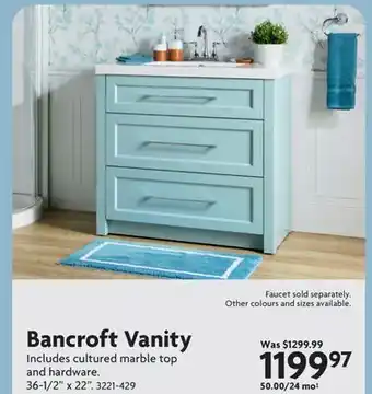 Home Hardware Bancroft Vanity offer