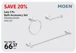 Home Hardware Laia 3 Pc. Bath Accessory Set offer