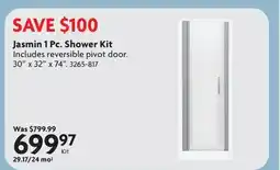 Home Hardware Jasmin 1 Pc. Shower Kit offer