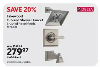 Home Hardware Lakewood Tub and Shower Faucet offer