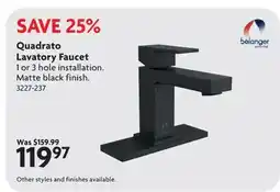 Home Hardware Quadrato Lavatory Faucet offer