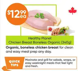 Healthy Planet Healthy Planet Chicken Breast Boneless Organic offer