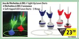 Sushi Shop 4 Soft-tipped LED Lawn Darts - 3 Rings offer
