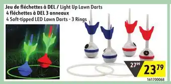Sushi Shop 4 Soft-tipped LED Lawn Darts - 3 Rings offer