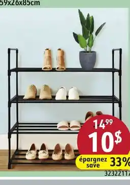 Sushi Shop 4-6 Tier Shoe Rack Organizer offer