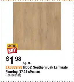 Home Depot EXCLUSIVE HDC Southern Oak Laminate Flooring (17.24 sf/case) offer