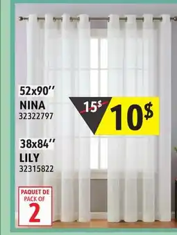 Sushi Shop Assorted Sheer Voile Curtains offer