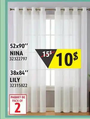 Sushi Shop Assorted Sheer Voile Curtains offer