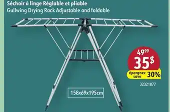 Sushi Shop Gullwing Drying Rack Adjustable and foldable offer