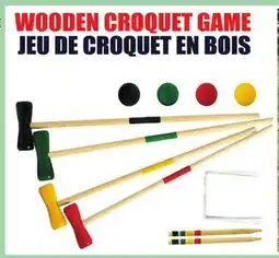 Sushi Shop Wooden Croquet Game offer