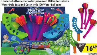 Sushi Shop Water Polo Toss and Catch with 100 Water Balloons offer
