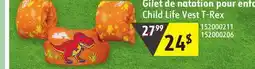 Sushi Shop Child Life Vest T-Rex offer