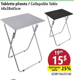 Sushi Shop Collapsible Table offer