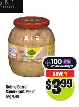 FreshCo Kuhne Barrel Sauerkraut 796 mL offer