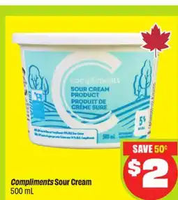 FreshCo Compliments Sour Cream 500 mL offer
