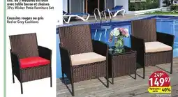 Sushi Shop 3Pcs Wicker Patio Furniture Set offer