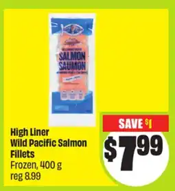 FreshCo High Liner Wild Pacific Salmon Fillets Frozen, 400g offer