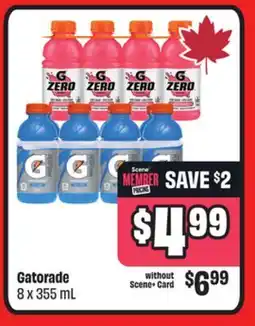 FreshCo Gatorade 8 x 355 mL offer