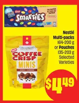 FreshCo Nestle Multi-Packs 164-200 g or Pouches 135-203 g selected varieties offer